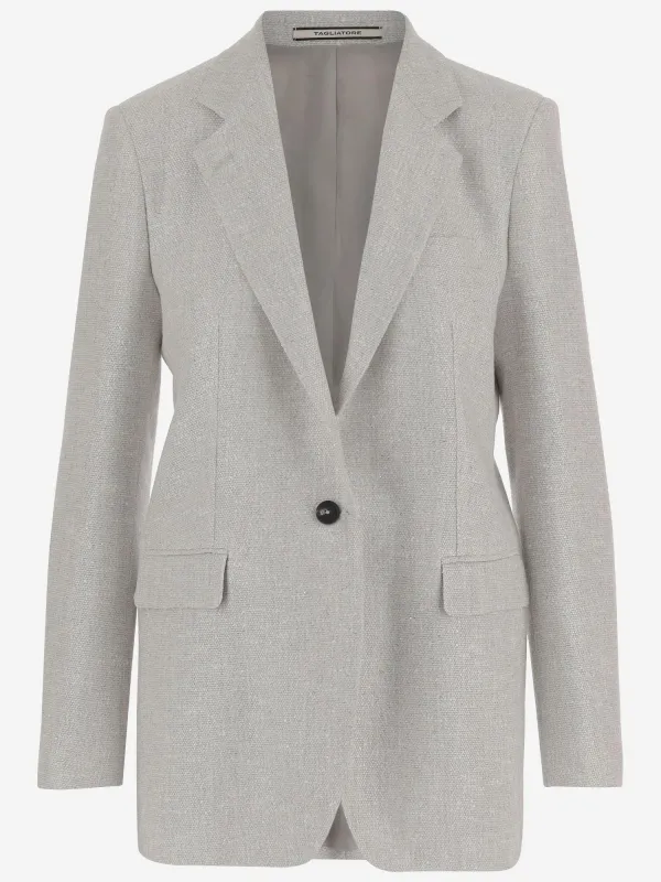 Viscose Blend Jacket made by Tagliatore