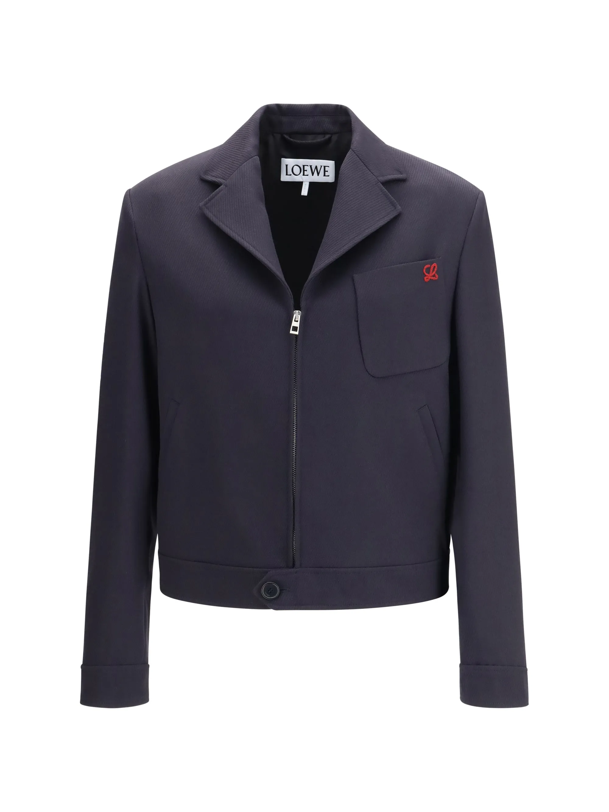 Jacket Cavalry Wool Dark Navy Blue sold by Lord & Taylor