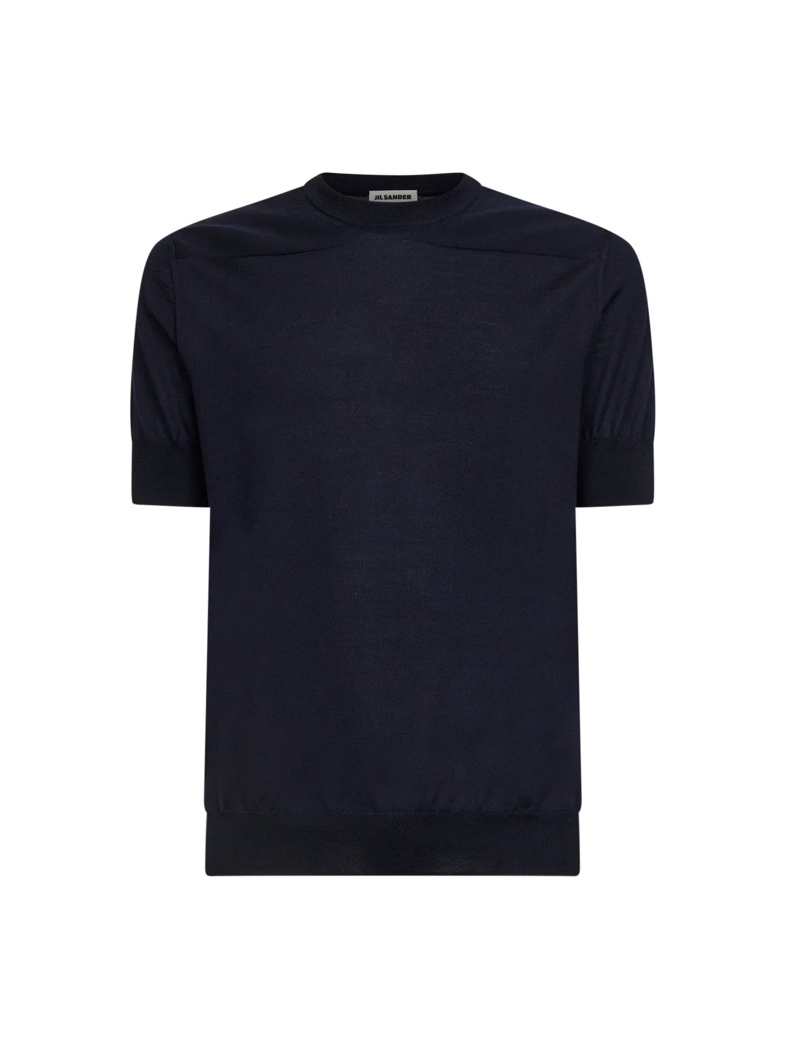 Blue Wool Knit Short-Sleeved Sweater sold by Lord & Taylor