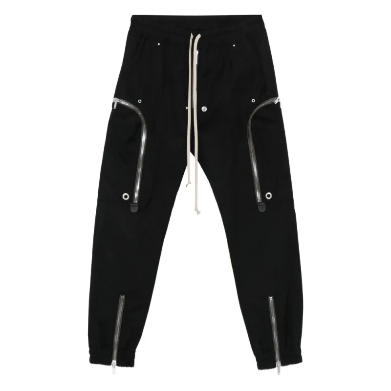 Pant with Zip Details and Eyelet Embellishments made by Rick Owens
