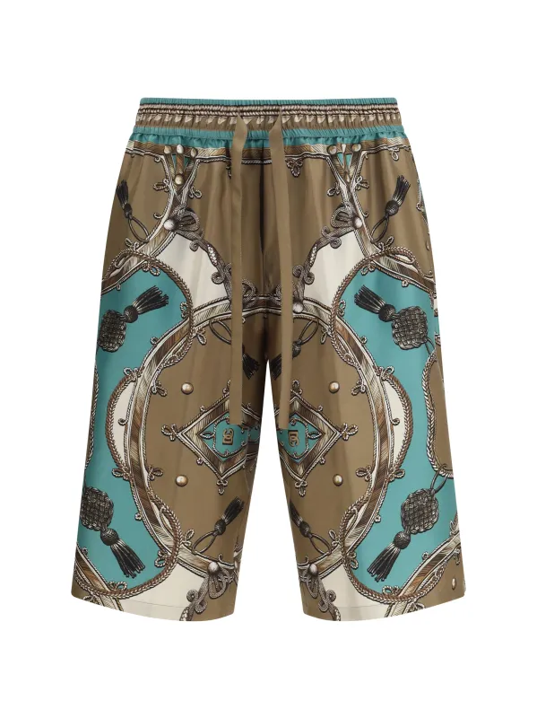 Bermuda Shorts Vanity Washed Silk made by Dolce & Gabanna