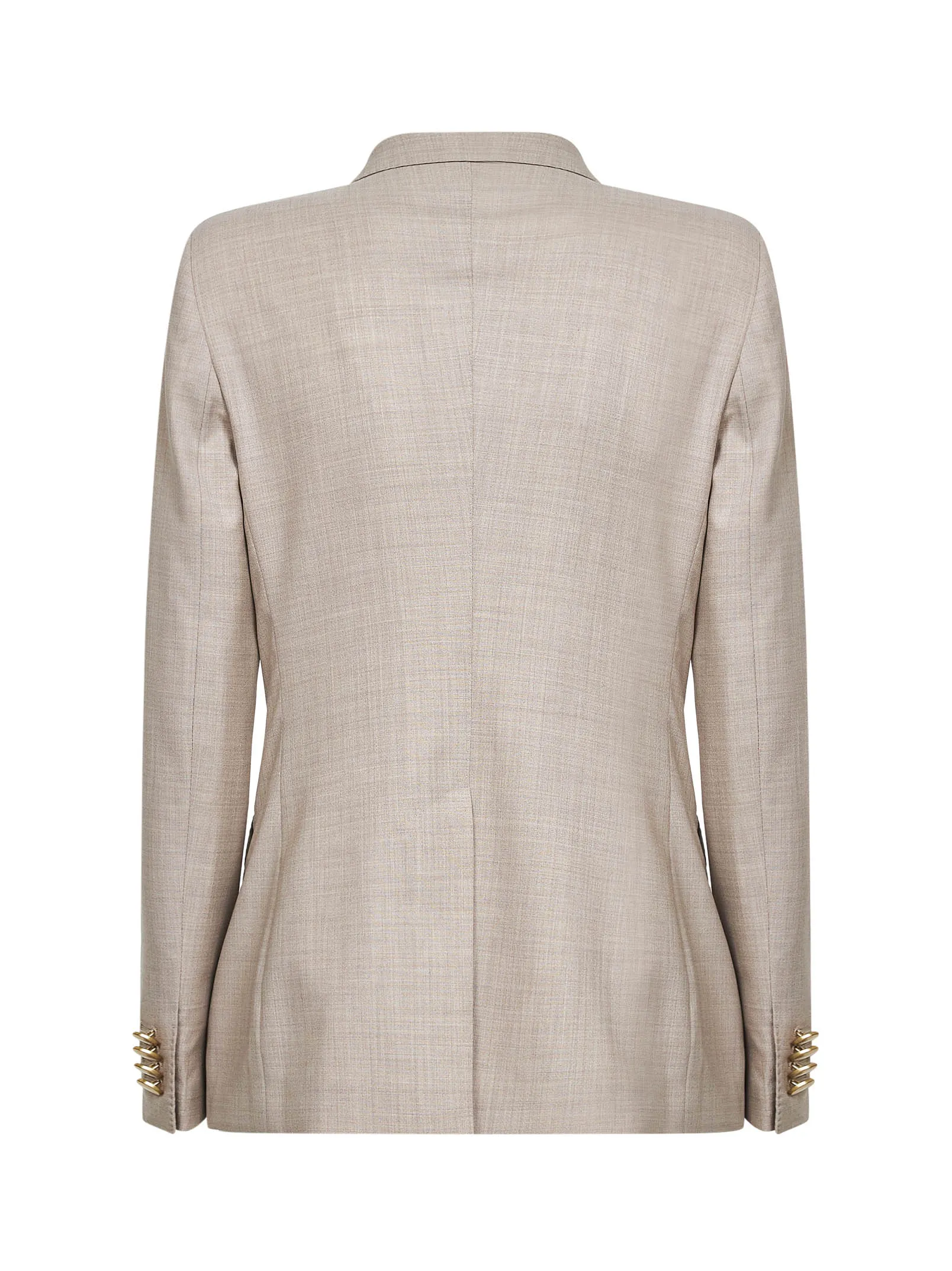 Double-Breasted Blazer Beige Wool-Silk sold by Lord & Taylor product image thumbnail 2