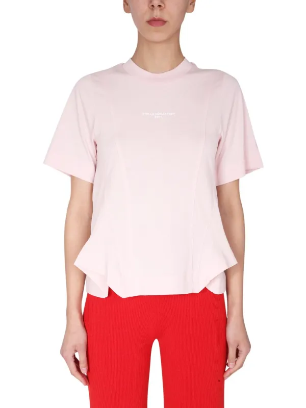 T-Shirt with Logo Print made by Stella McCartney