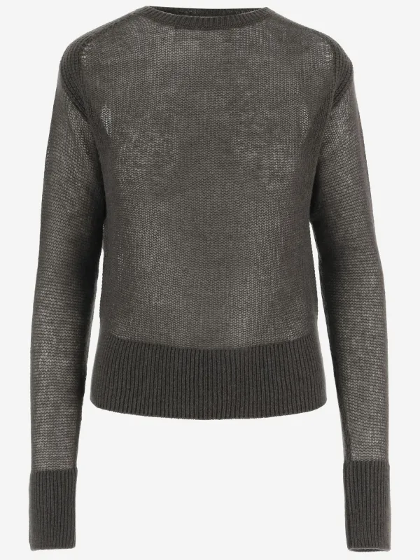 Cashmere Crew Neck Sweater made by SA SU PHI