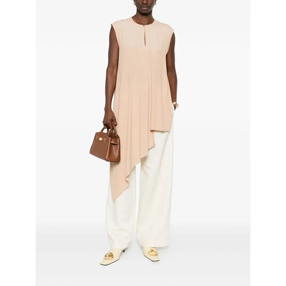 Beige Asymmetric Hem Sleeveless Top sold by Lord & Taylor product image thumbnail 4