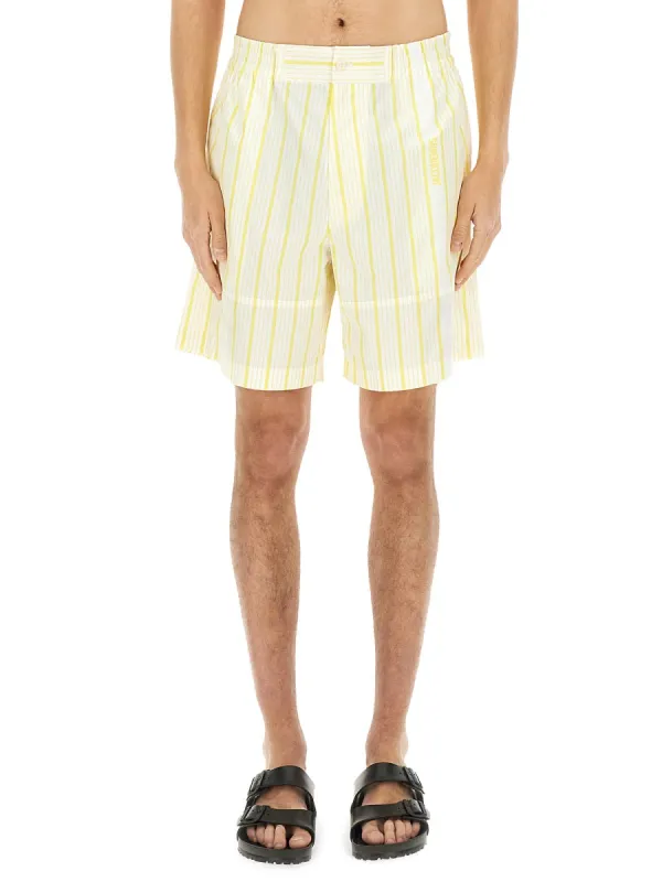 Beige Shorts with Cotton Lining made by Jacquemus
