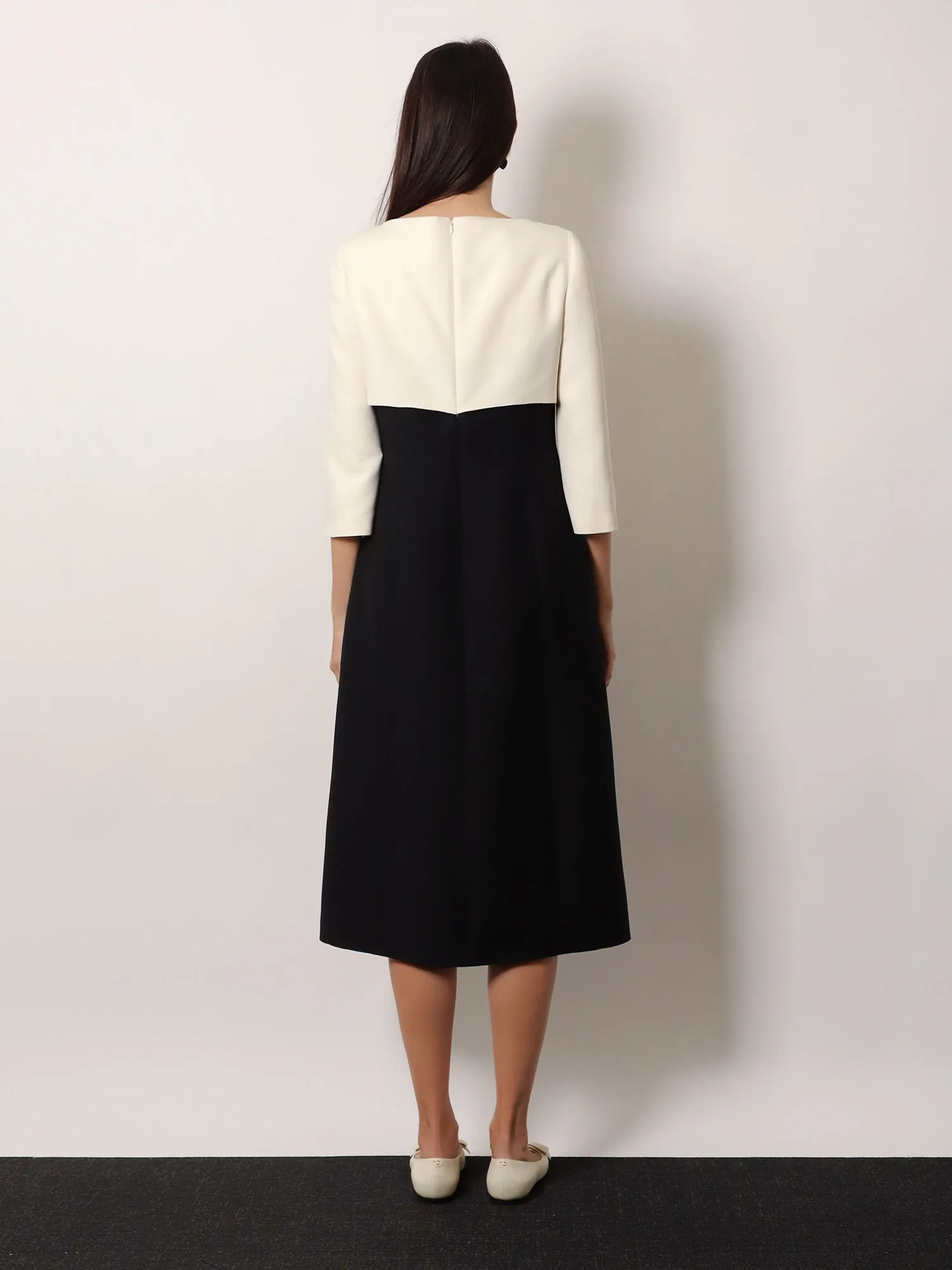 Midi Dress Crepe Black sold by Lord & Taylor product image thumbnail 3