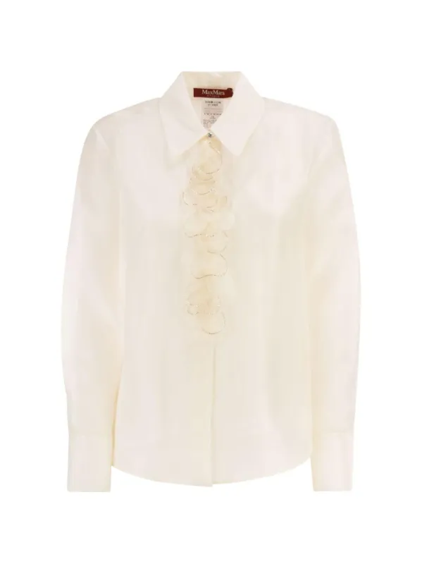 Shirt Silk White made by MaxMara