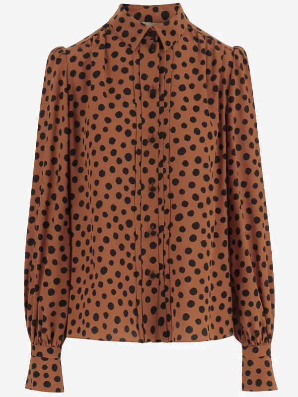 Shirt Silk Polka-Dot made by Valentino