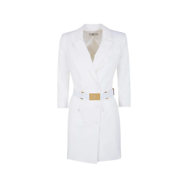 Double-Breasted Dress with Flap Pockets made by Elisabetta Franchi