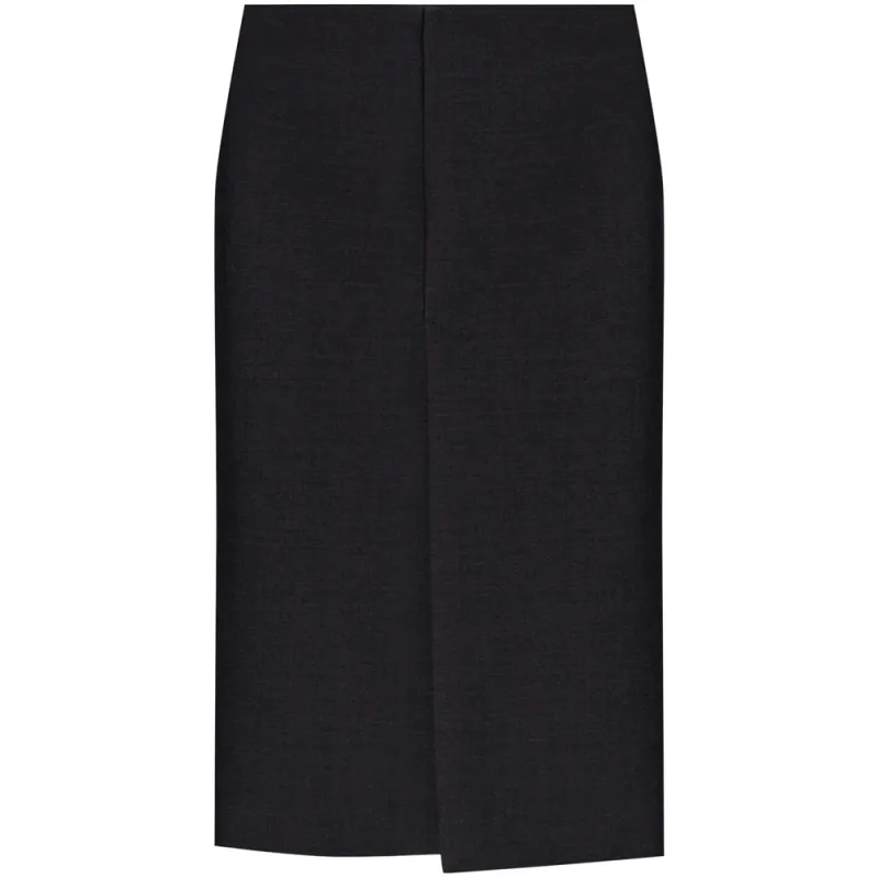 Pencil Skirt Grey Wool-Silk made by Gucci