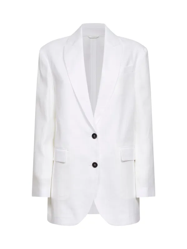 Cotton Canvas Jacket White made by Brunello Cucinelli