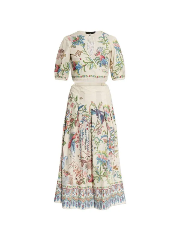 Dress with Floral Print made by Etro