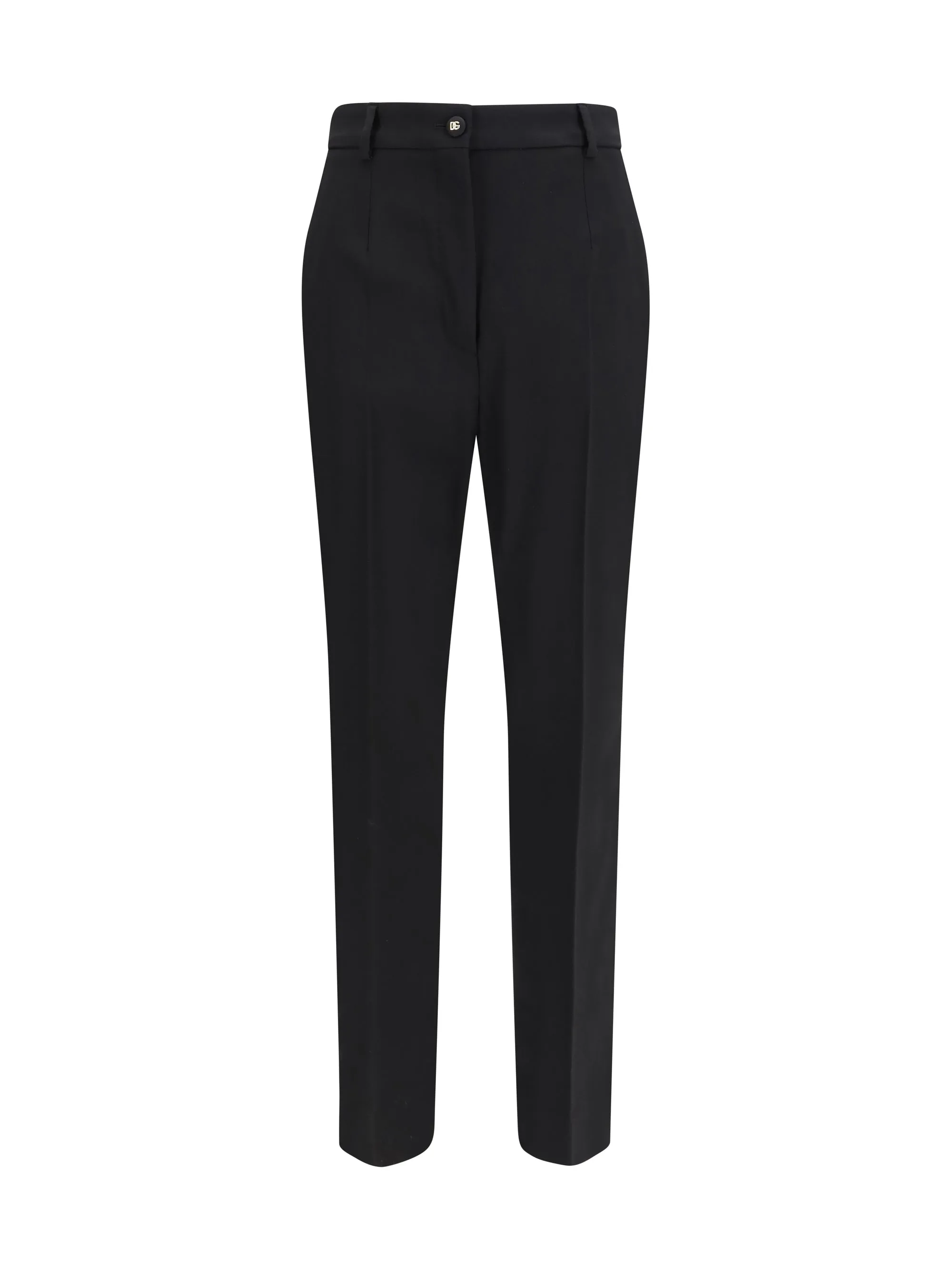 Trousers Tailored Wool Black sold by Lord & Taylor