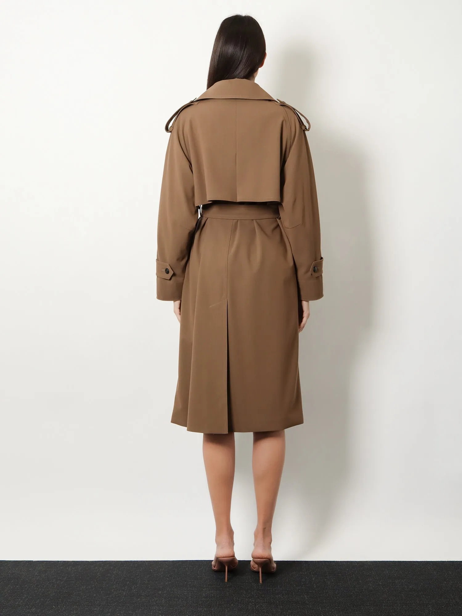 Virgin Wool Trench Coat sold by Lord & Taylor product image thumbnail 5