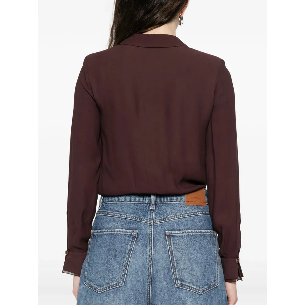 Shirt with Draped Detailing and Classic Collar sold by Lord & Taylor product image thumbnail 3