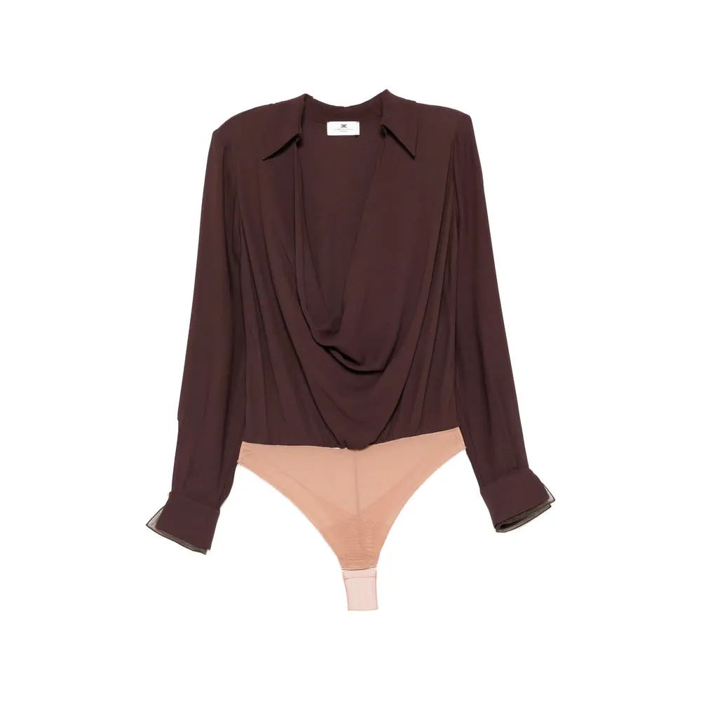 Shirt with Draped Detailing and Classic Collar sold by Lord & Taylor