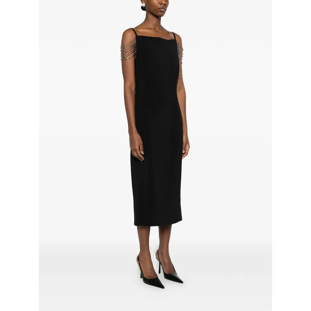 Spaghetti Straps Dress with Chain Embellishment sold by Lord & Taylor product image thumbnail 4