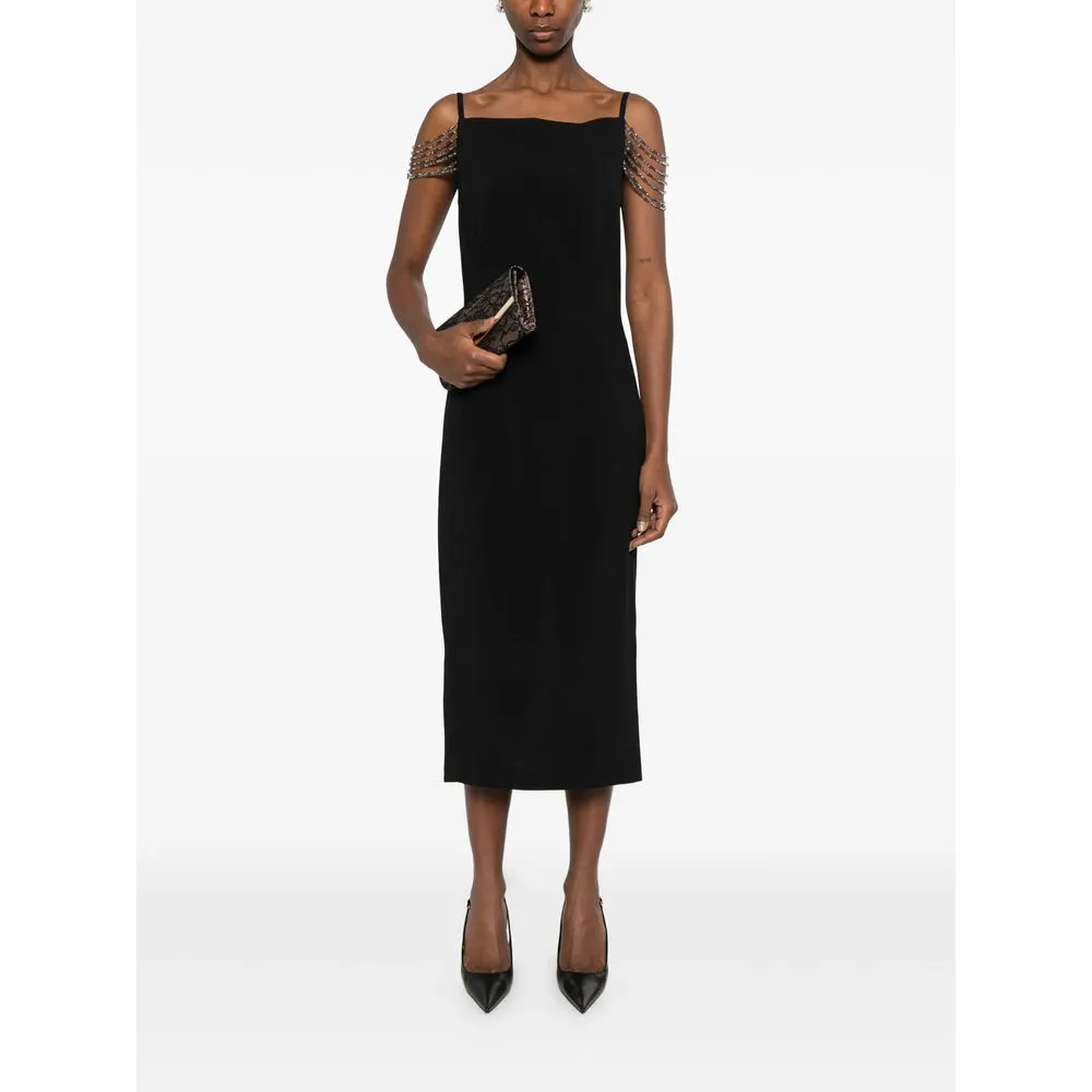 Spaghetti Straps Dress with Chain Embellishment sold by Lord & Taylor product image thumbnail 2