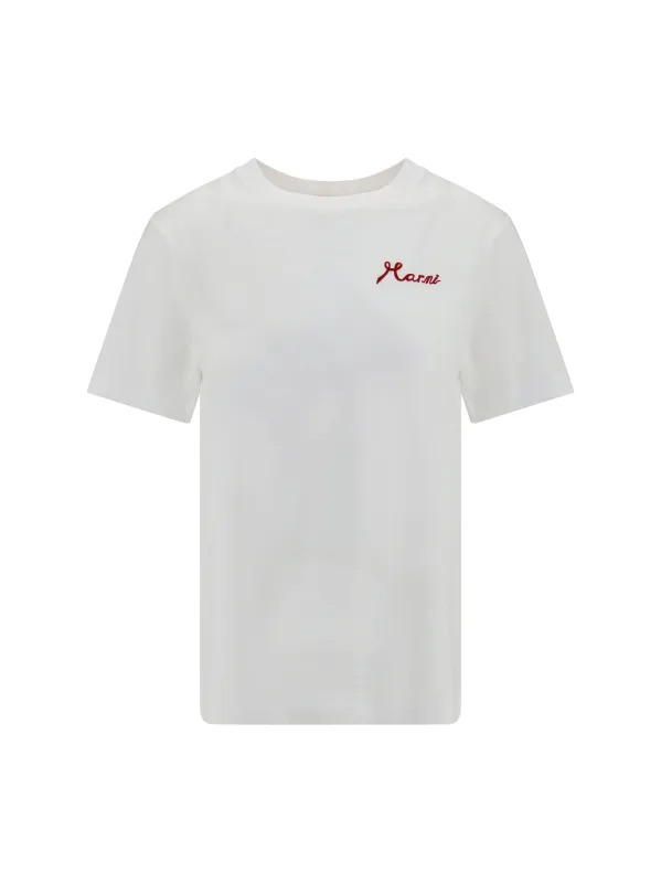 Cotton T-shirt Lily White made by Marni