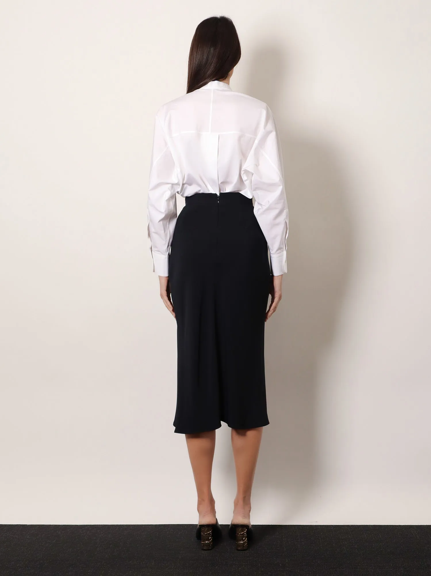 Draped Midi Skirt sold by Lord & Taylor product image thumbnail 3