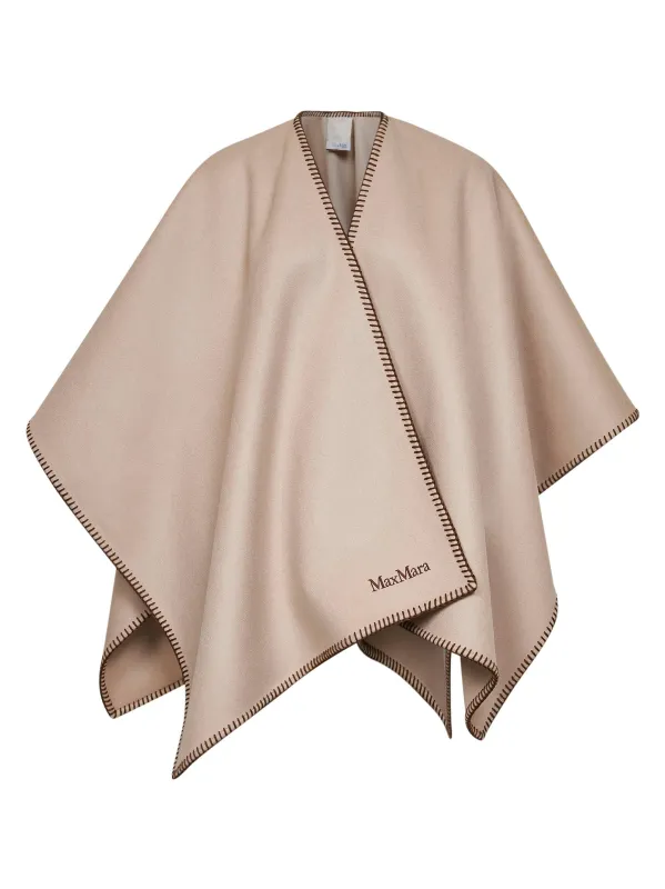 Sand Wool Belted Cape made by MaxMara