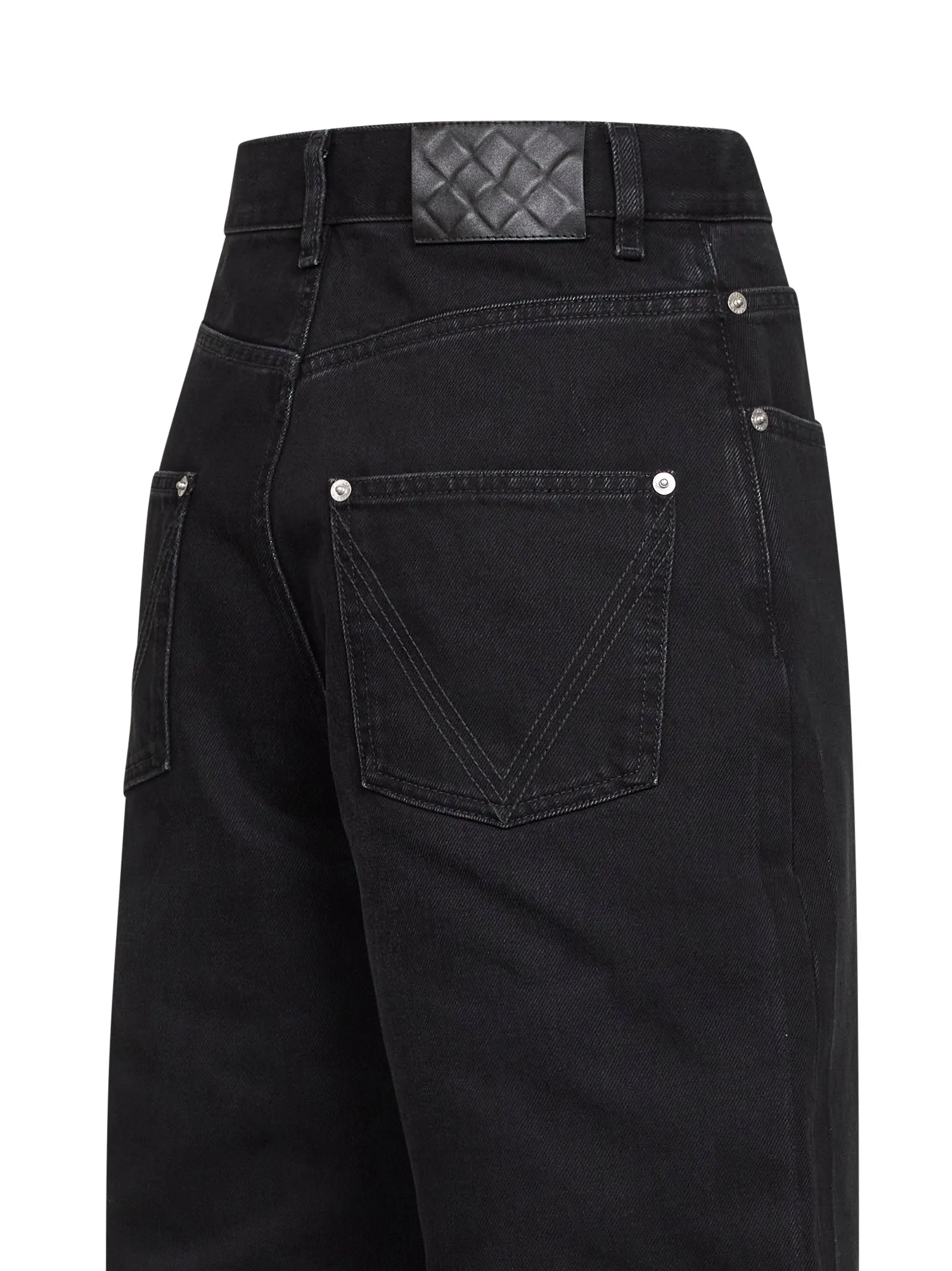 Wide-Leg Jeans Faded Black sold by Lord & Taylor product image thumbnail 3