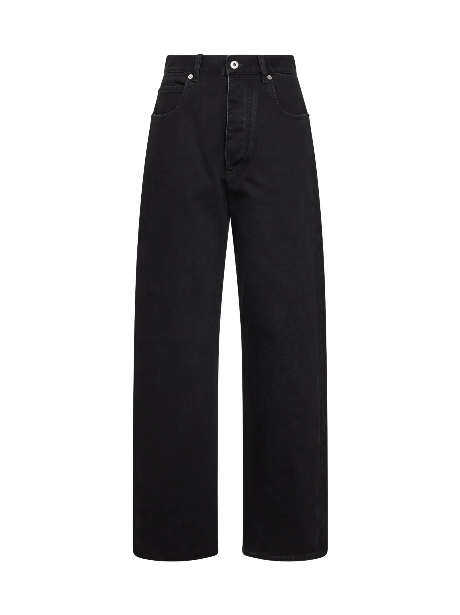 Wide-Leg Jeans Faded Black sold by Lord & Taylor