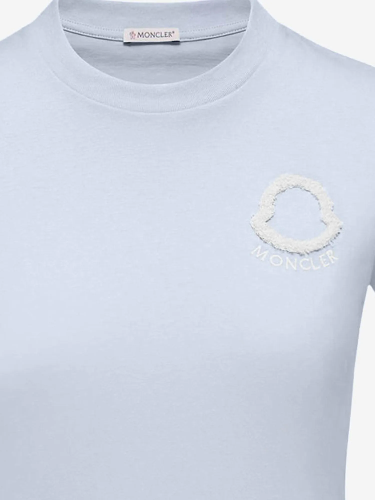 Cotton T-shirt Light Blue sold by Lord & Taylor product image thumbnail 3