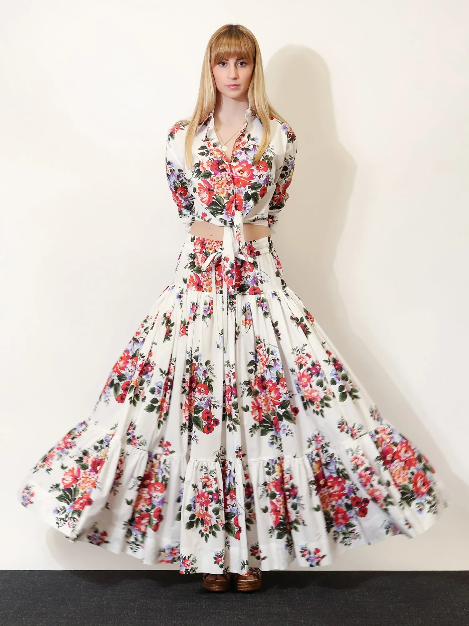 Cotton Long Skirt sold by Lord & Taylor product image thumbnail 2