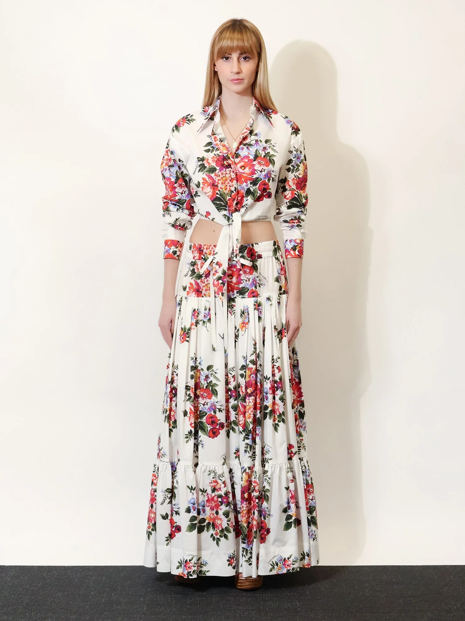 Cotton Long Skirt sold by Lord & Taylor product image thumbnail 3