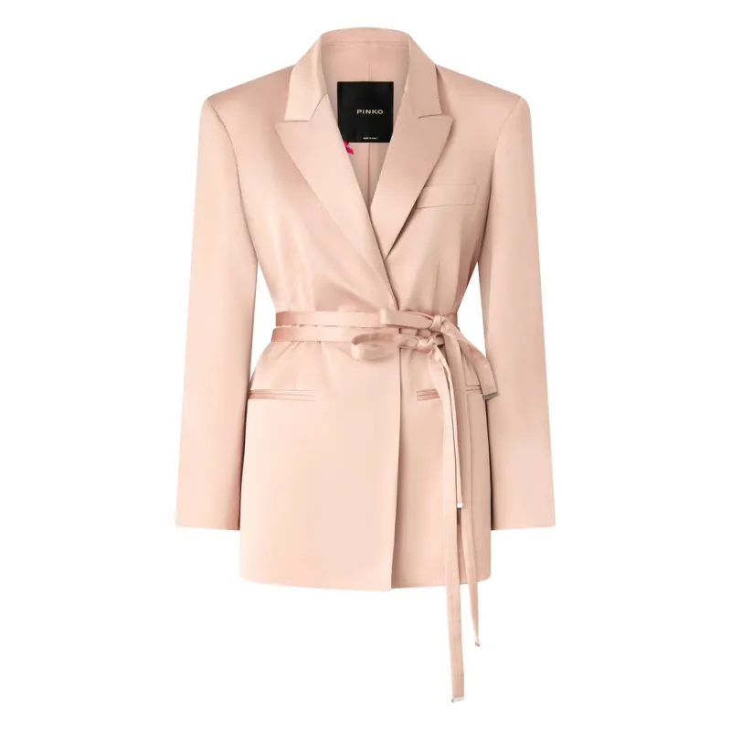 Fitted Jacket Pink made by Pinko