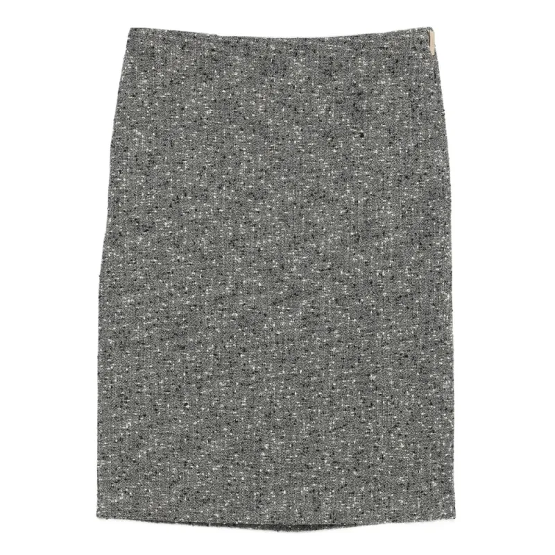 Skirt Mini Wool Grey/Gold made by Gucci