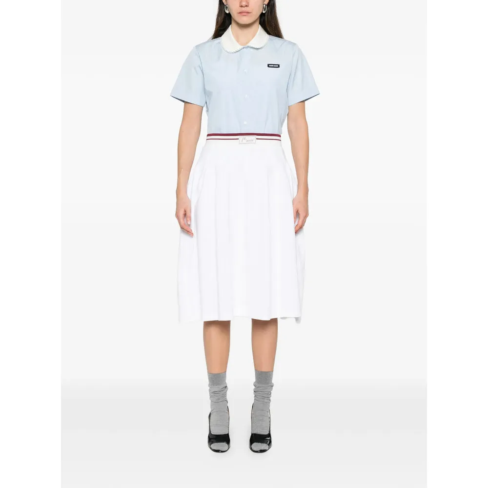 A-Line Skirt with Logo Waistband sold by Lord & Taylor product image thumbnail 5