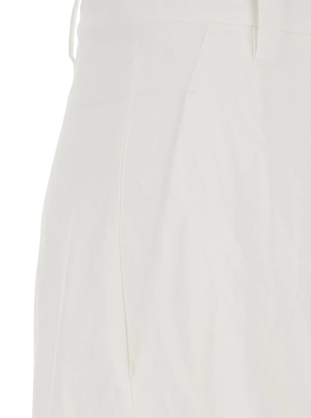 Skirt with Monile Detail, White Linen-Cotton sold by Lord & Taylor product image thumbnail 3