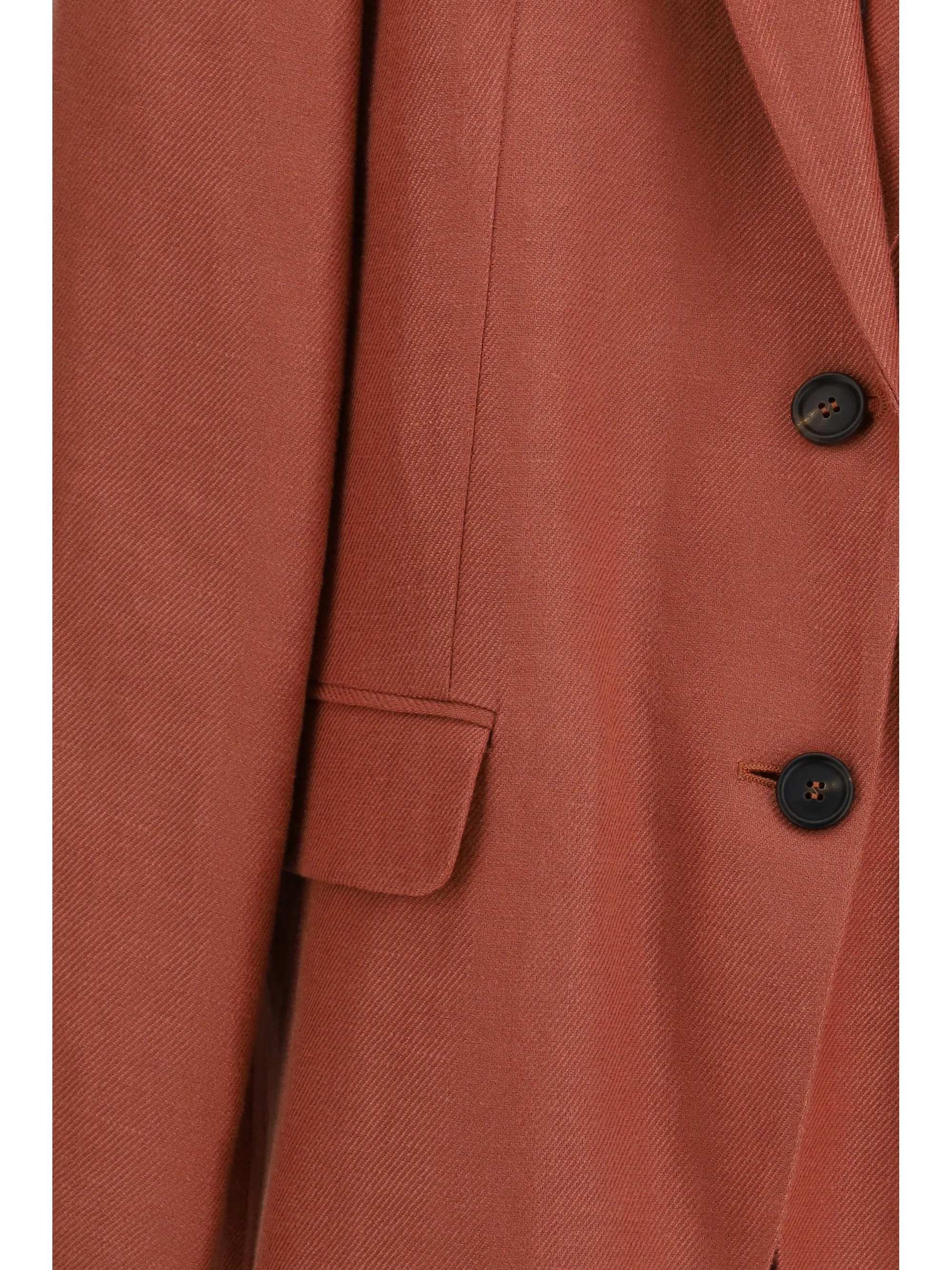Linen Blazer Orange Flame sold by Lord & Taylor product image thumbnail 3