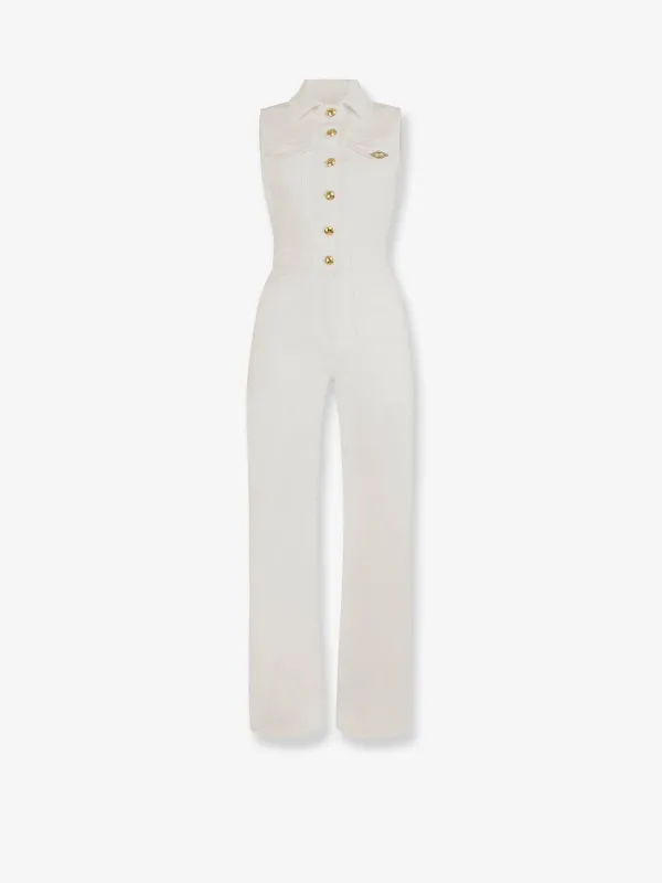 Stretch Cotton Jumpsuit made by Lord & Taylor