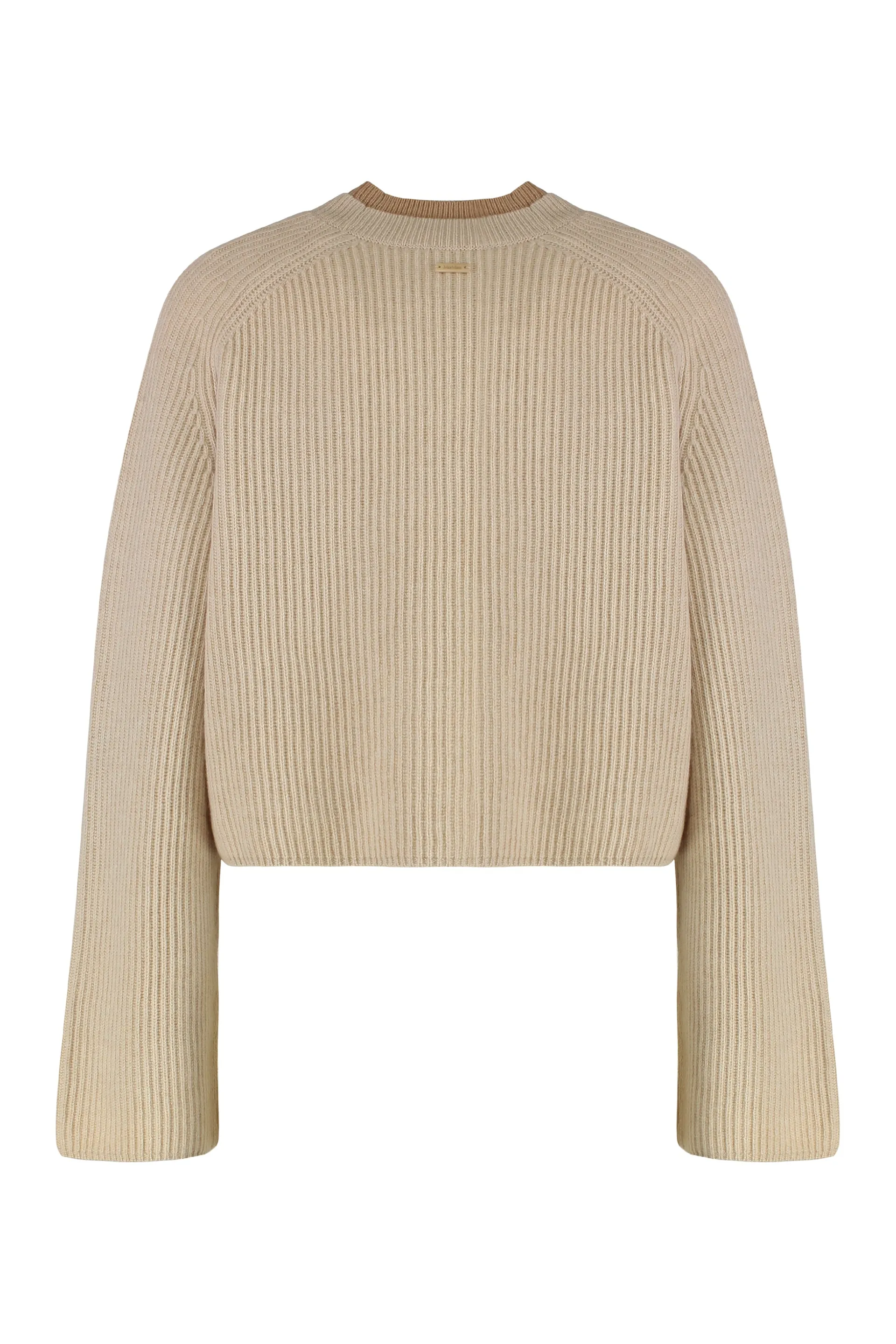 Ribbed Knit Crop Top in Beige sold by Lord & Taylor product image thumbnail 2