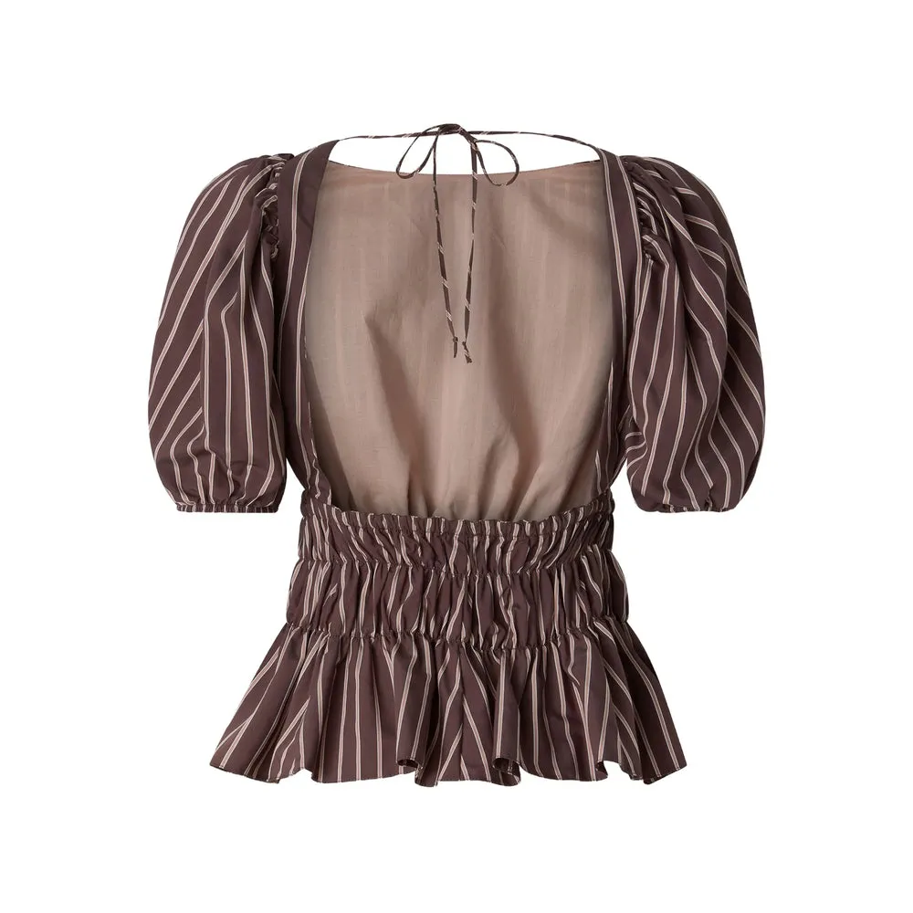Blouse Brown Striped sold by Lord & Taylor product image thumbnail 2