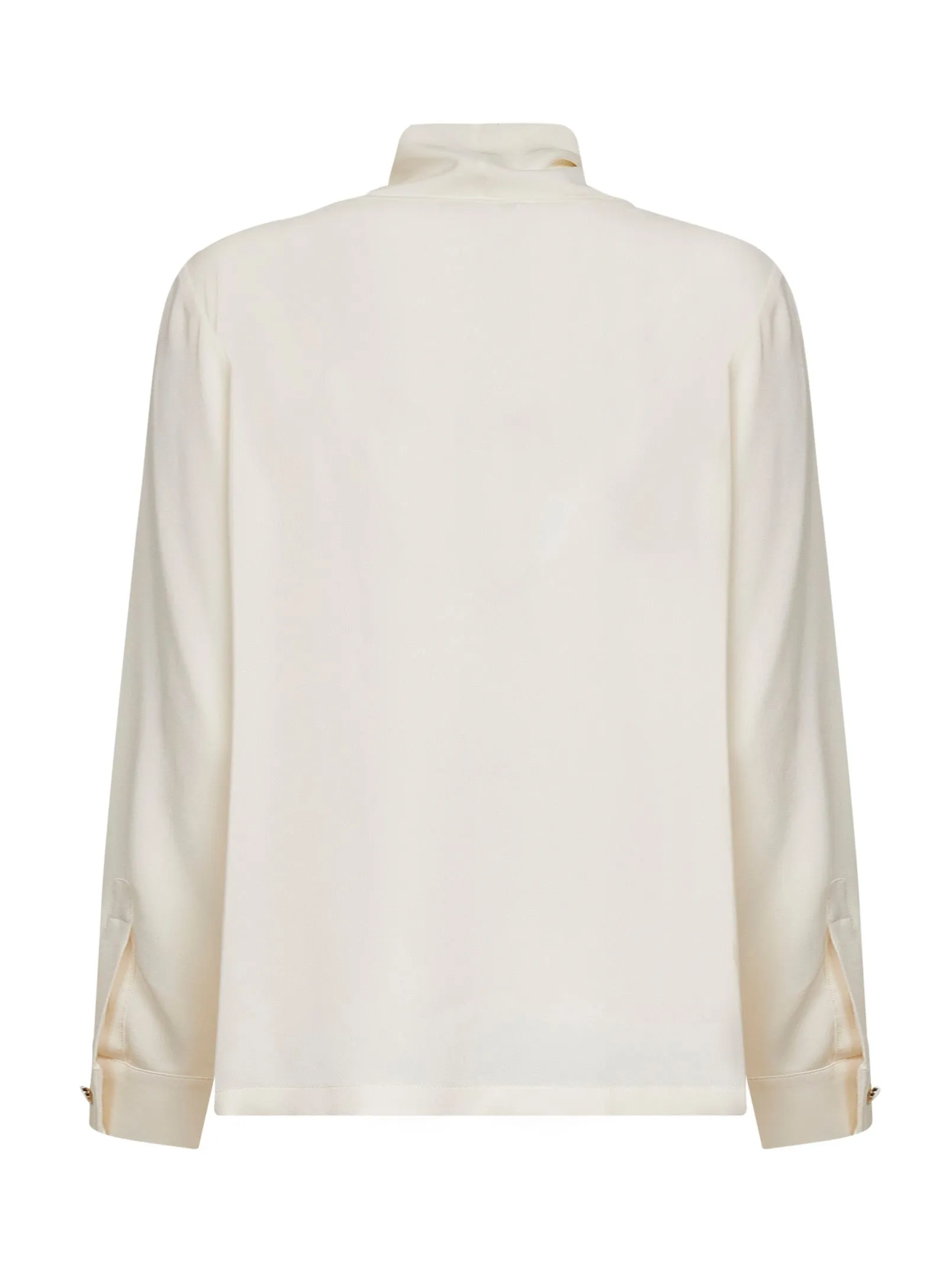 Ivory Silk Charmeuse Blouse sold by Lord & Taylor product image thumbnail 2