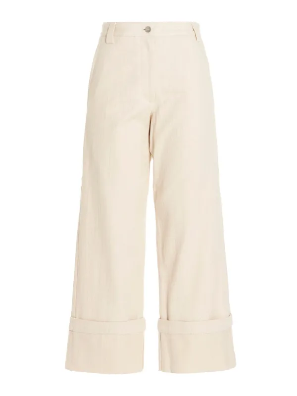 Flared Pants with Zipper Closure made by Moncler