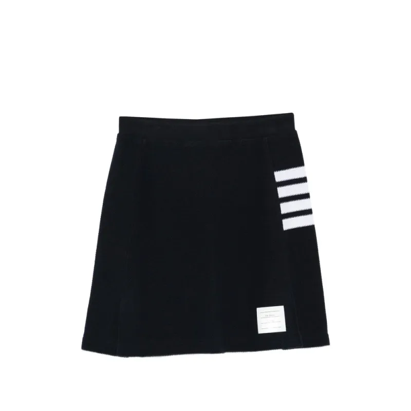 Pleated Skirt with Elasticated Waistband made by Thom Browne