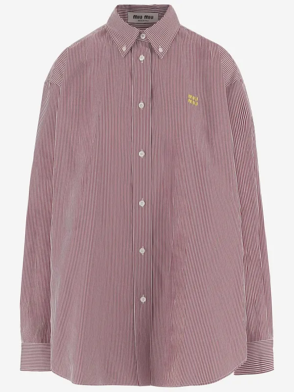 Shirt Multicolour Cotton made by Miu Miu