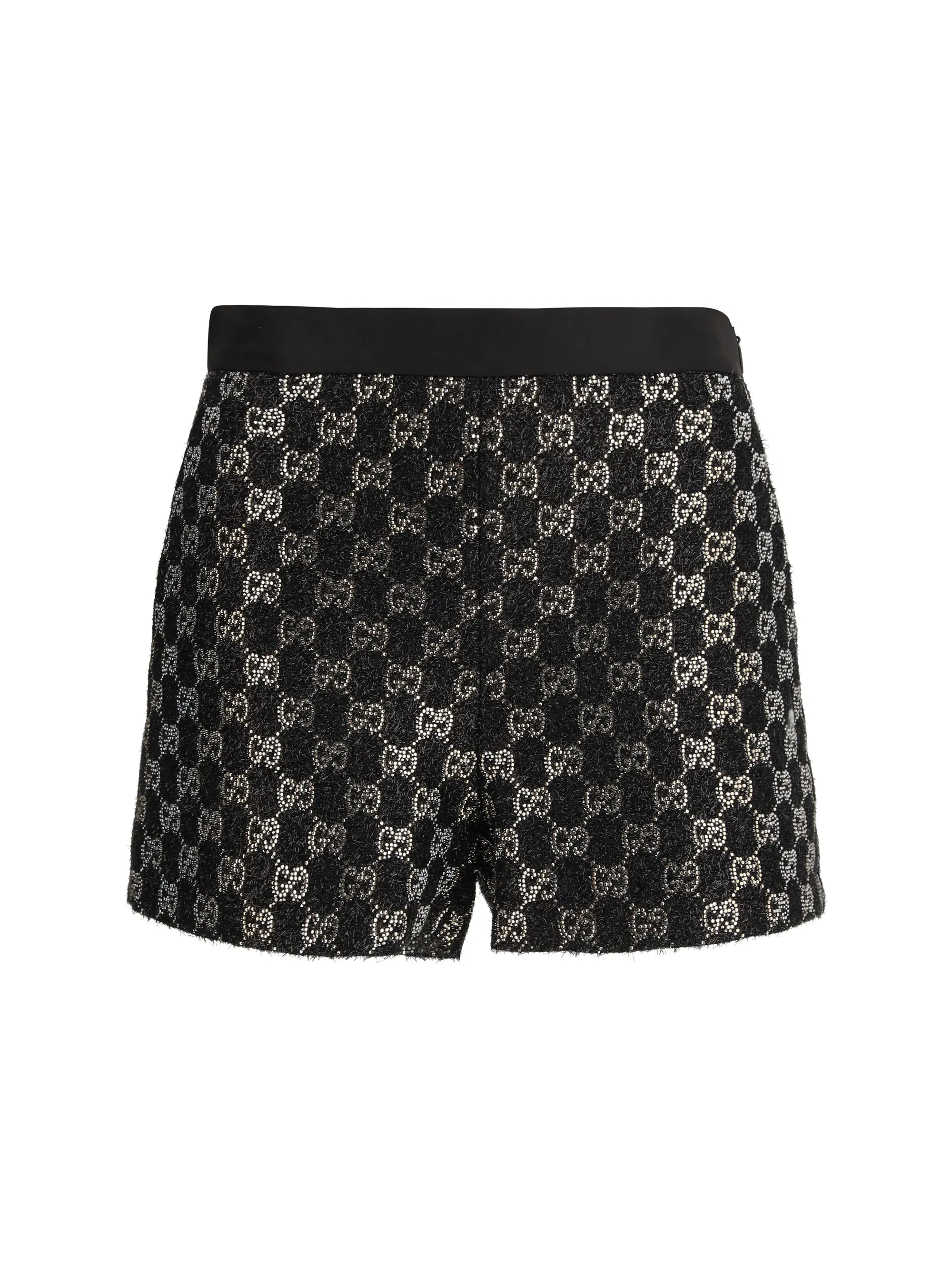 Shorts Tweed Wool Lamé, Black sold by Lord & Taylor
