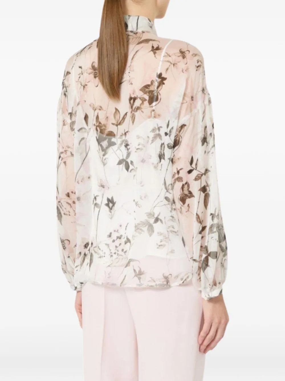 Blouse MaxMara Studio White sold by Lord & Taylor product image thumbnail 5