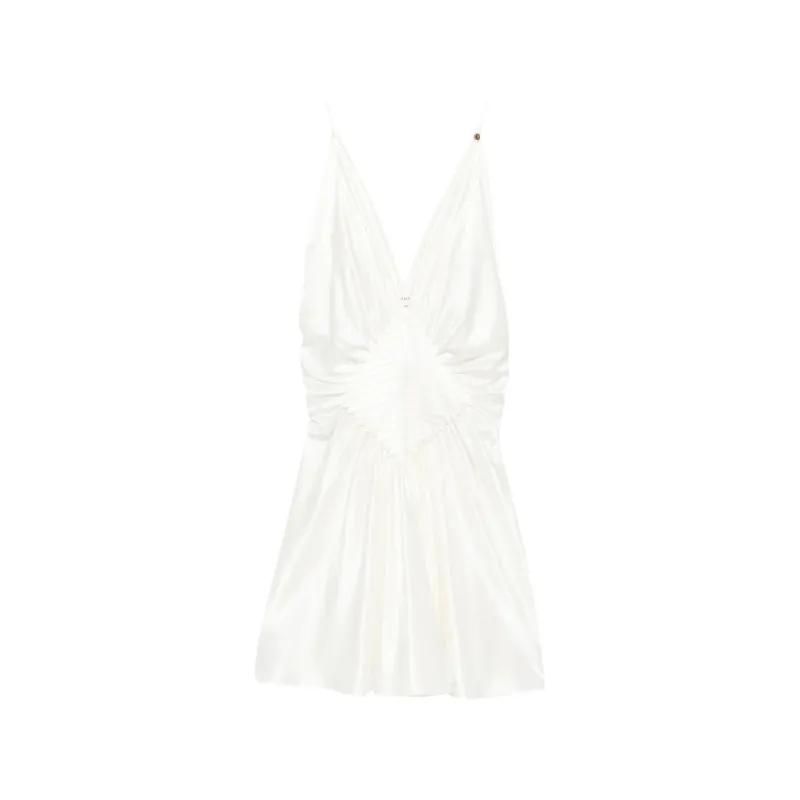 Dress V-neck White made by Versace
