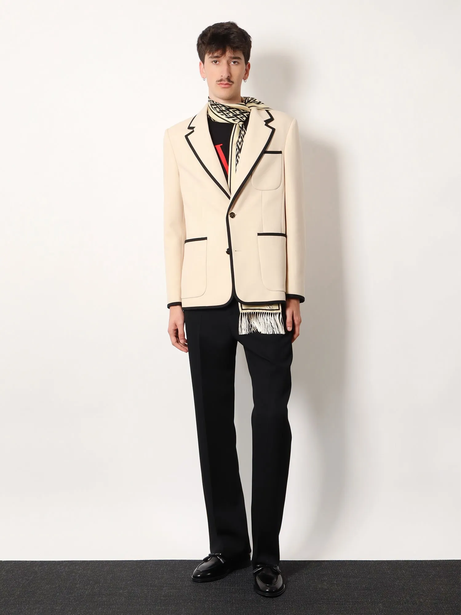 Single-Breasted Virgin Wool Blazer sold by Lord & Taylor product image thumbnail 2