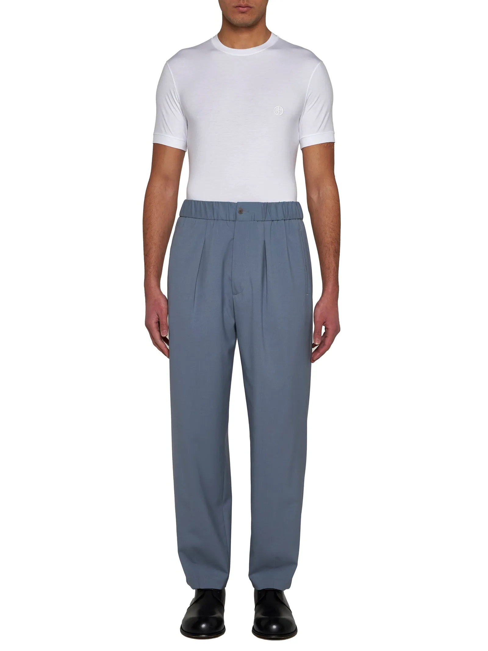 Crew Neck T-Shirt in White sold by Lord & Taylor product image thumbnail 2