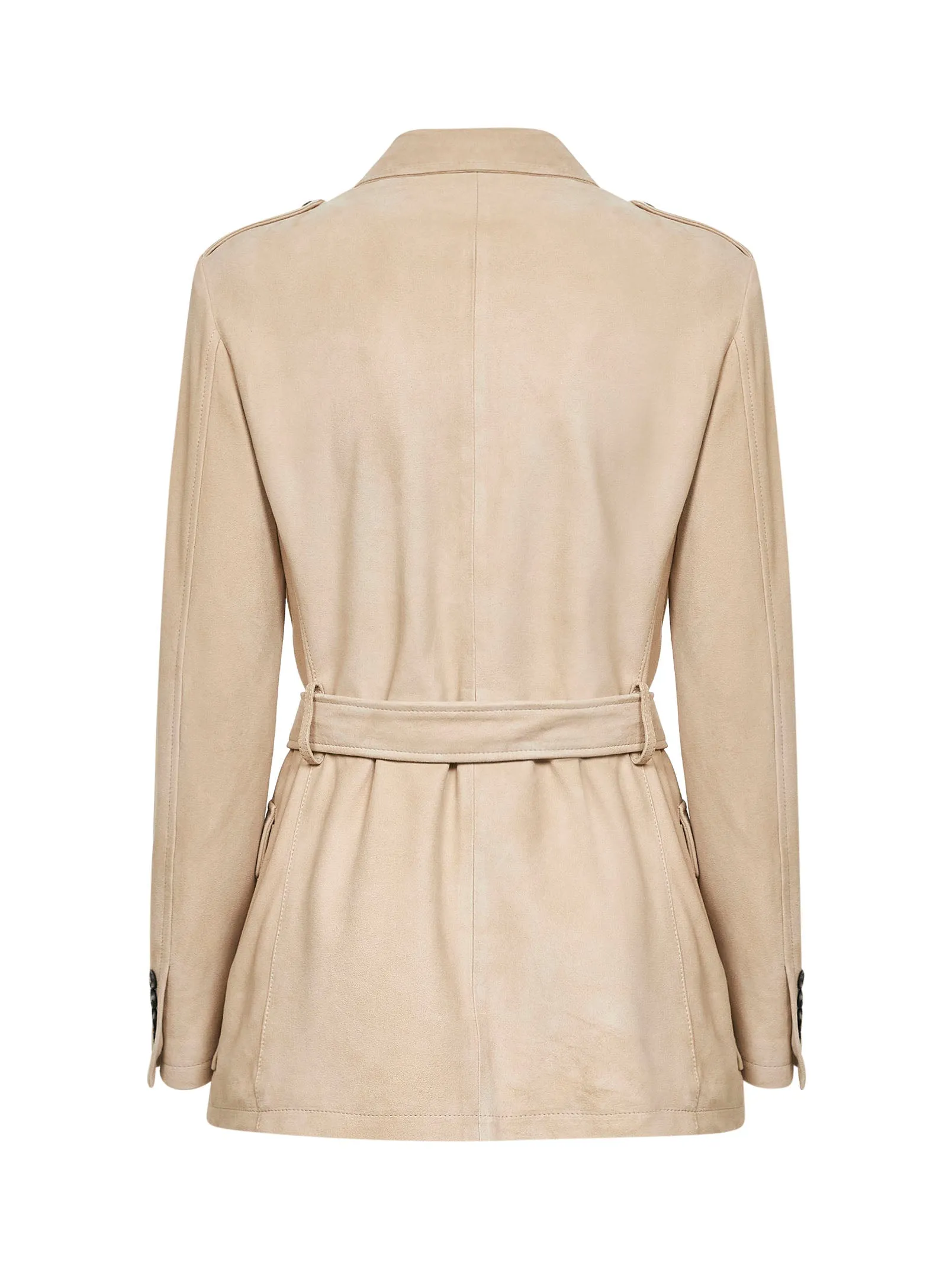 Saharan Suede Jacket Sand sold by Lord & Taylor product image thumbnail 2
