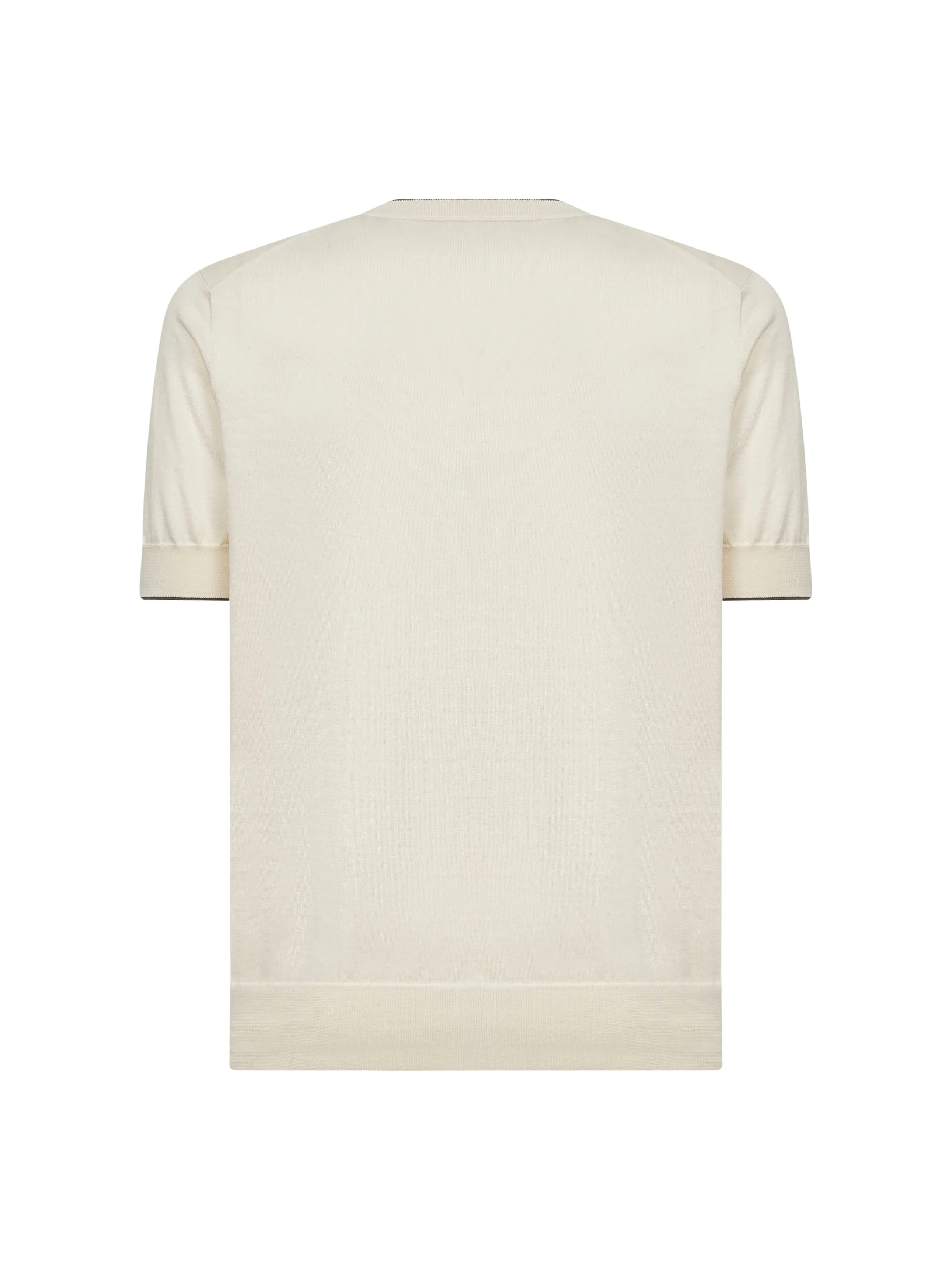 Ivory Lightweight Cotton Knit Crewneck Sweater sold by Lord & Taylor product image thumbnail 2